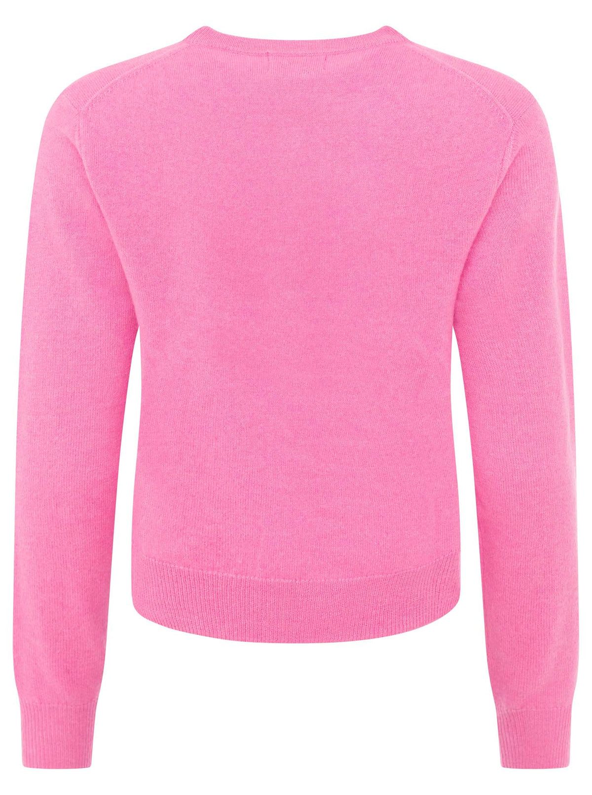 Zwillingsherz Kaschmir Strickjacke Perlmutt (100% Cashmere) - Pink