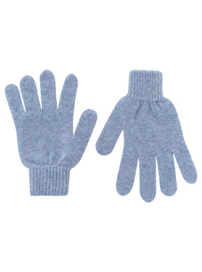 Zwillingsherz Kaschmir-Handschuhe (100% Cashmere) in Jeans