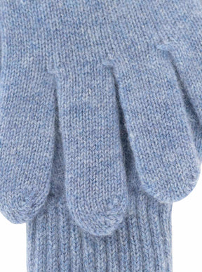 Zwillingsherz Kaschmir-Handschuhe (100% Cashmere) Jeans Detailansicht