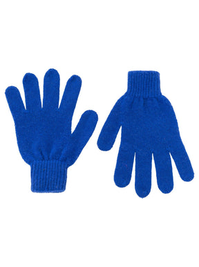 Zwillingsherz Kaschmir-Handschuhe (100% Cashmere) in Royalblau