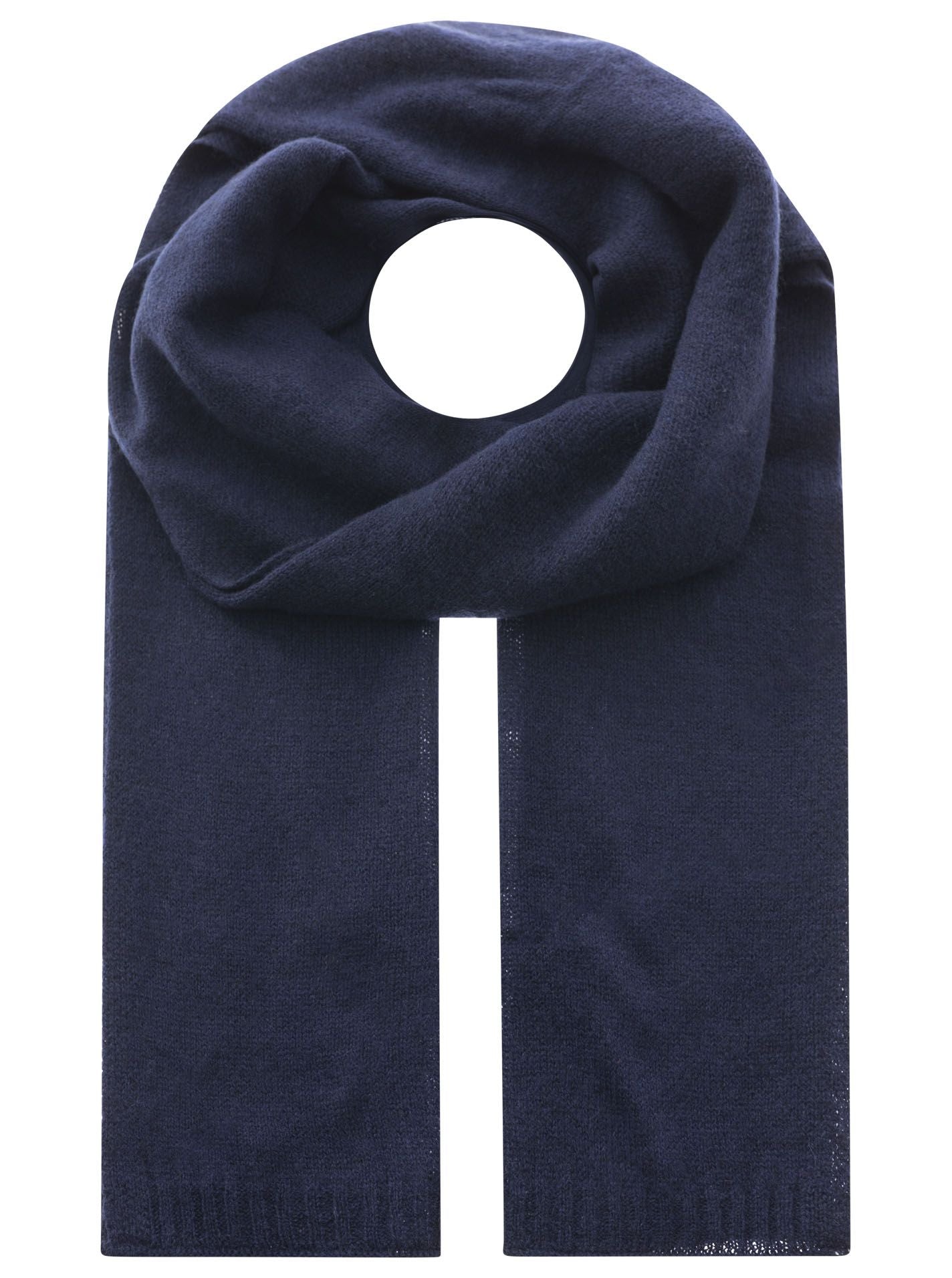 Zwillingsherz 100% Cashmere/Kaschmir Schal - Marine