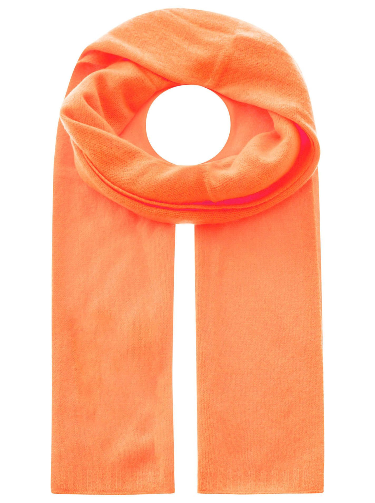 Zwillingsherz 100% Cashmere/Kaschmir Schal - Orange