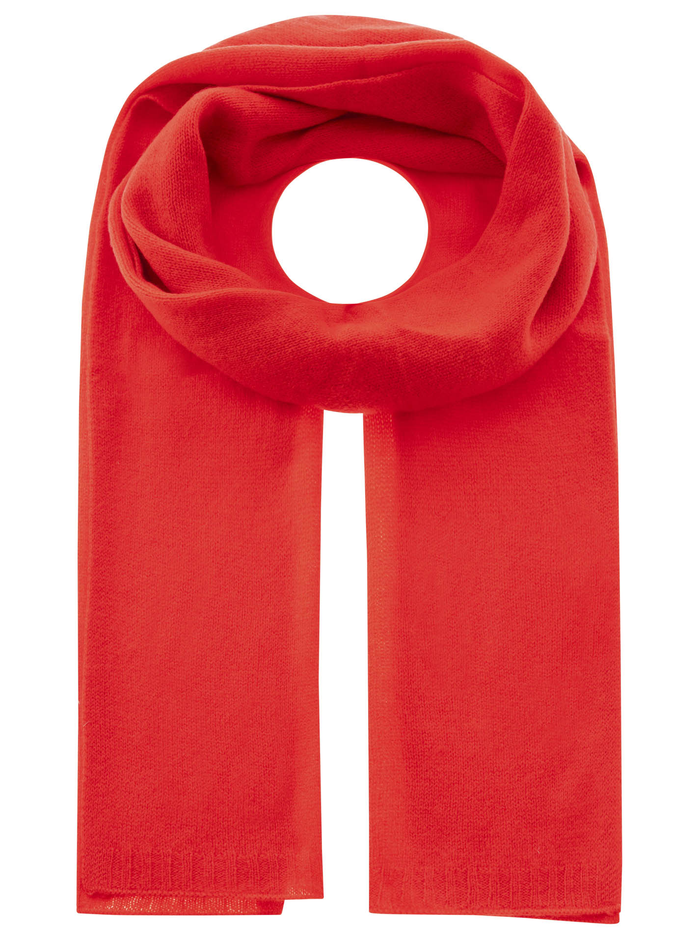 Zwillingsherz 100% Cashmere/Kaschmir Schal - Rot