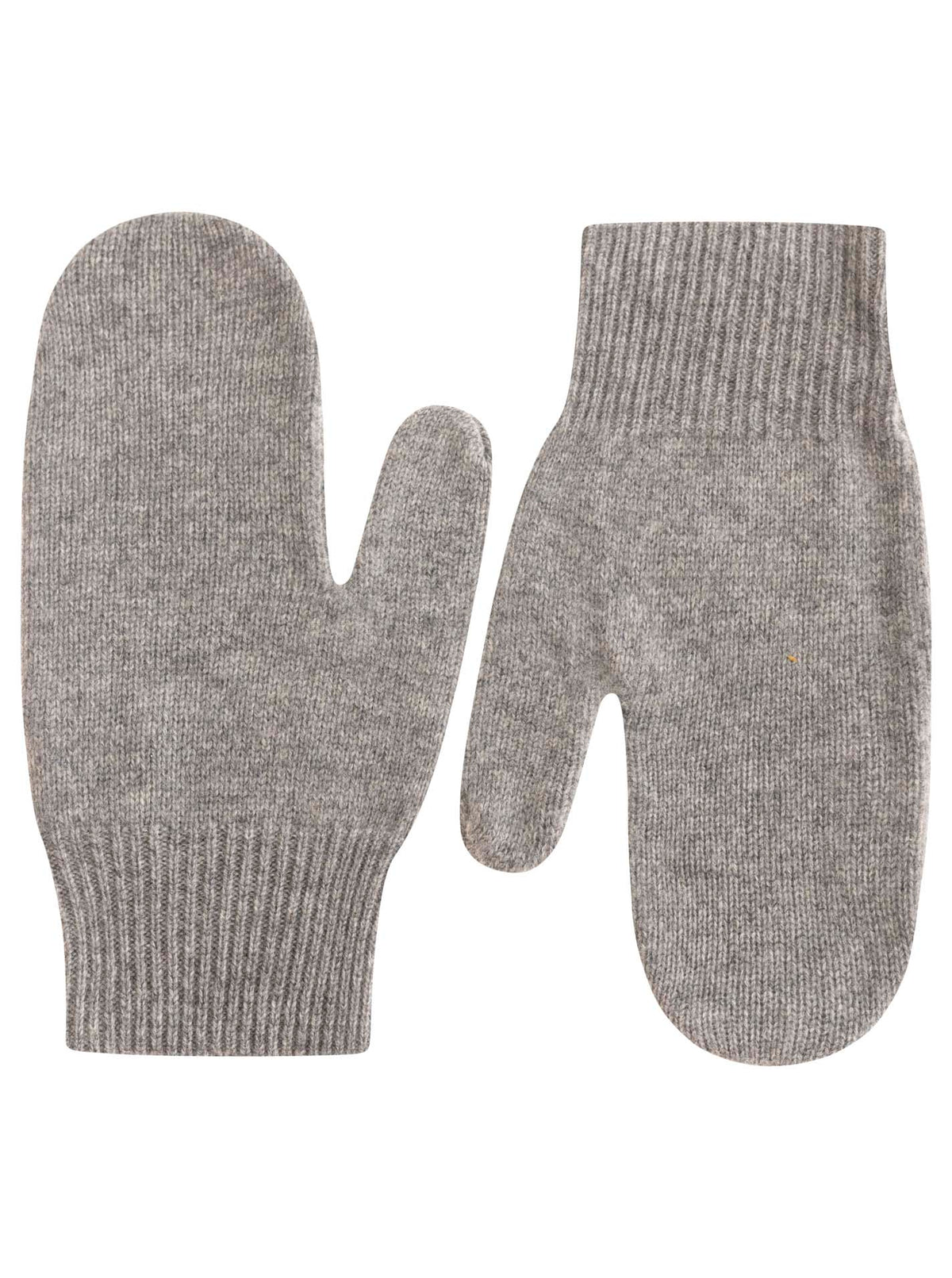 Zwillingsherz 100% Cashmere-Fäustlinge (Handschuhe) in Dunkelgrau - weich, warm, edel