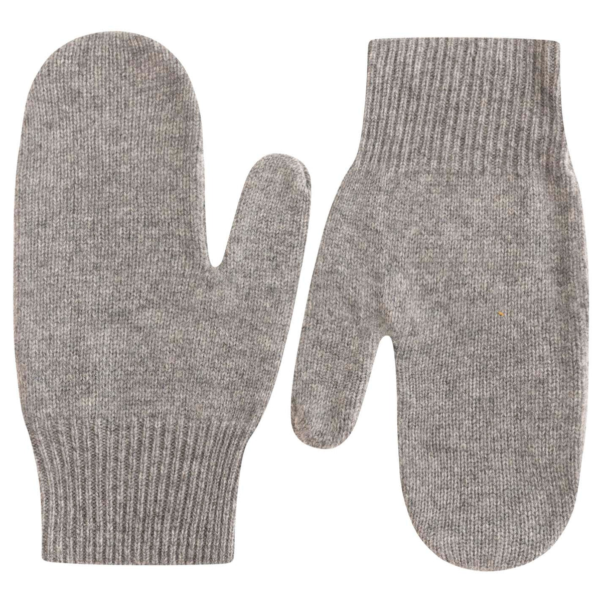 zwillingsherz handschuhe Zwillingsherz 100% Cashmere Fäustlinge (Handschuhe) - Mittelgrau