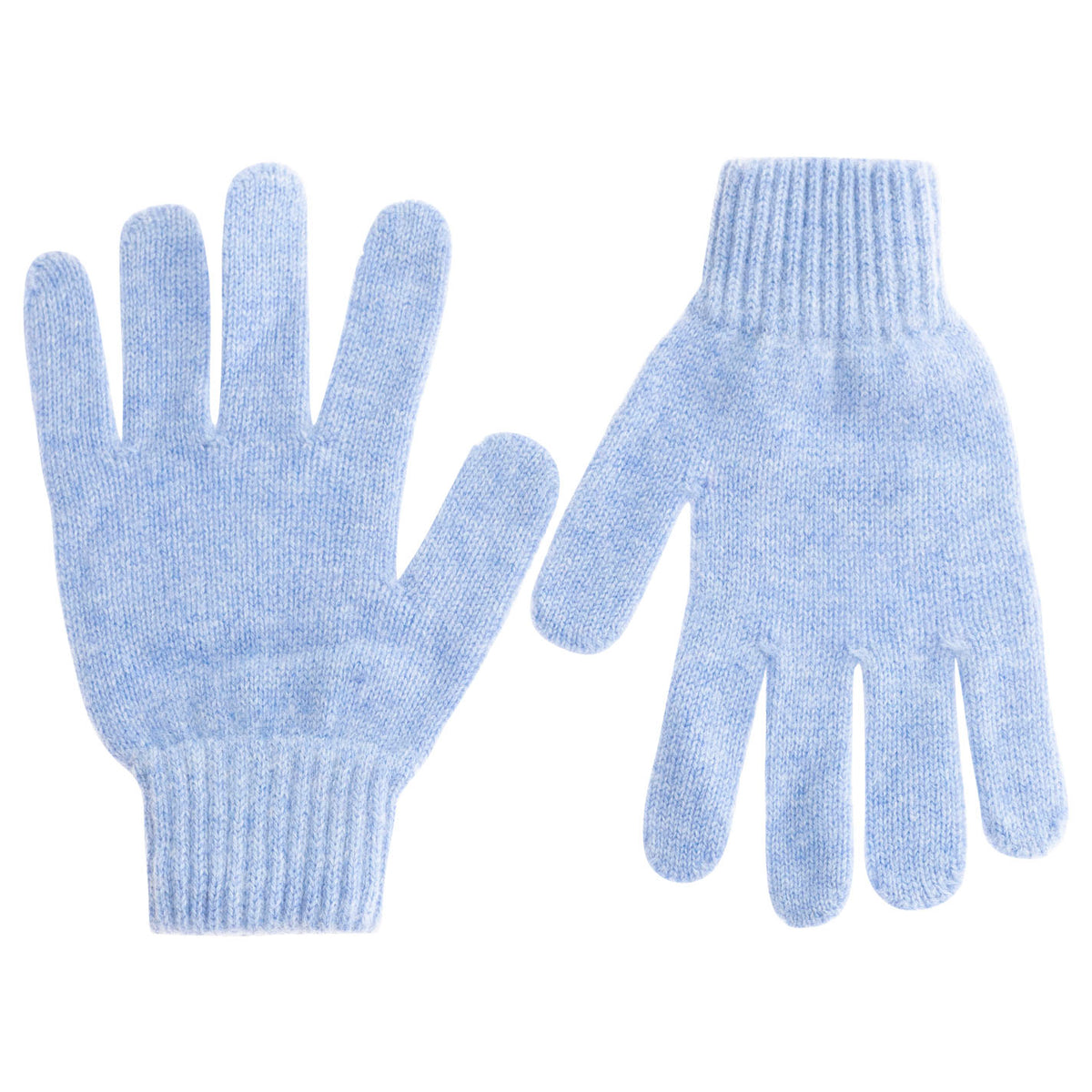 handschuhe hellblau damen Zwillingsherz Damen Kaschmir-Handschuhe (100% Cashmere) - Hellblau