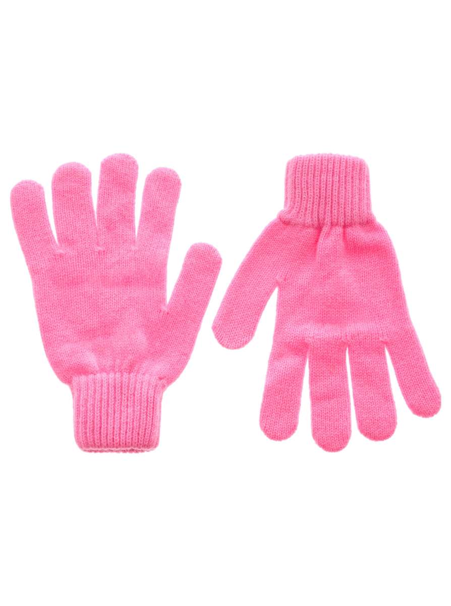 Zwillingsherz Damen Kaschmir-Handschuhe in Pink, 100% Kaschmir