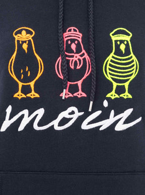 Zwillingsherz - Moin Hoodie/Sweatshirt Möwen - Dunkelblau