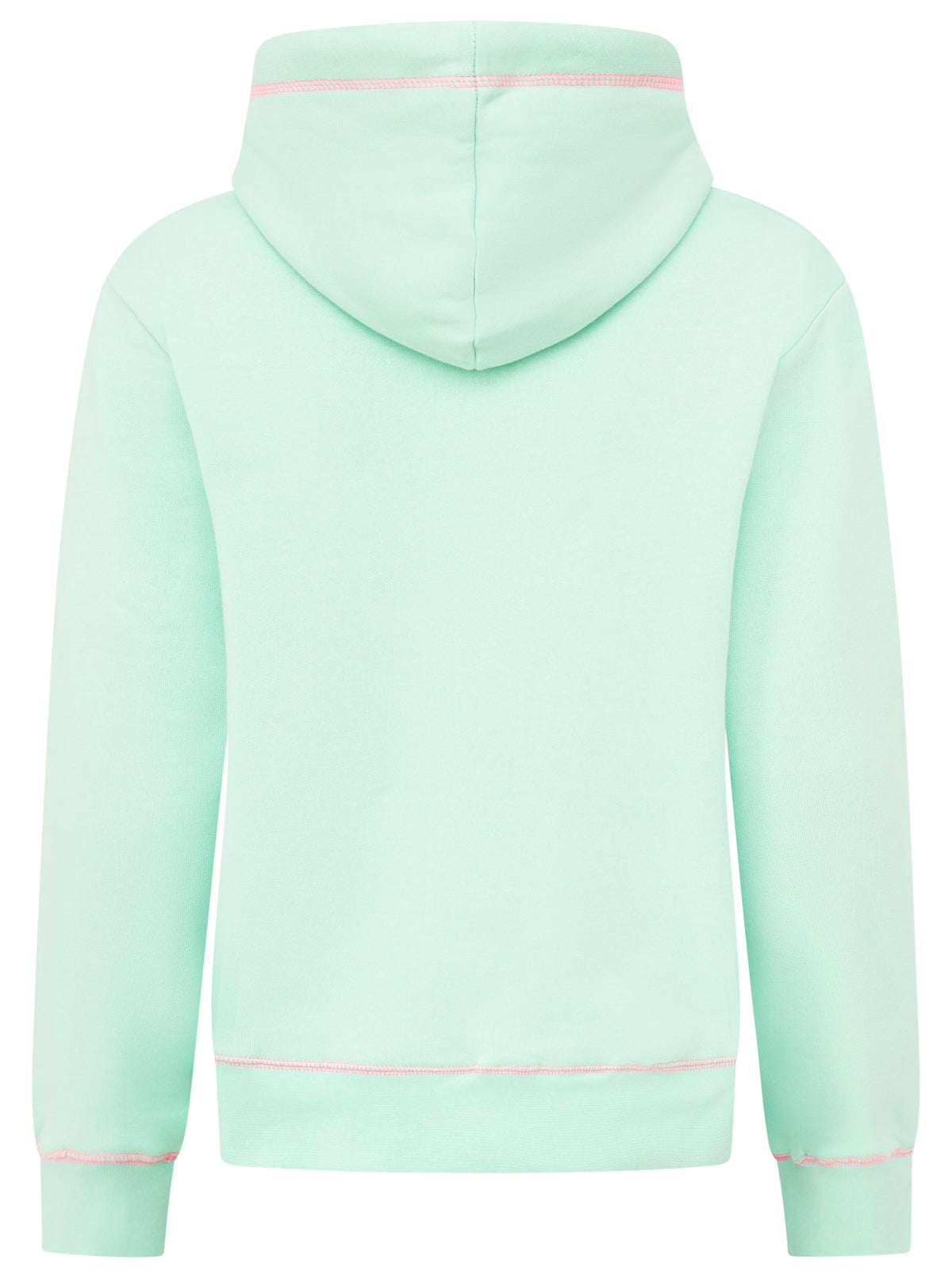 Zwillingsherz - Hoodie "Happiness Club shine bright" - Mint/Pink