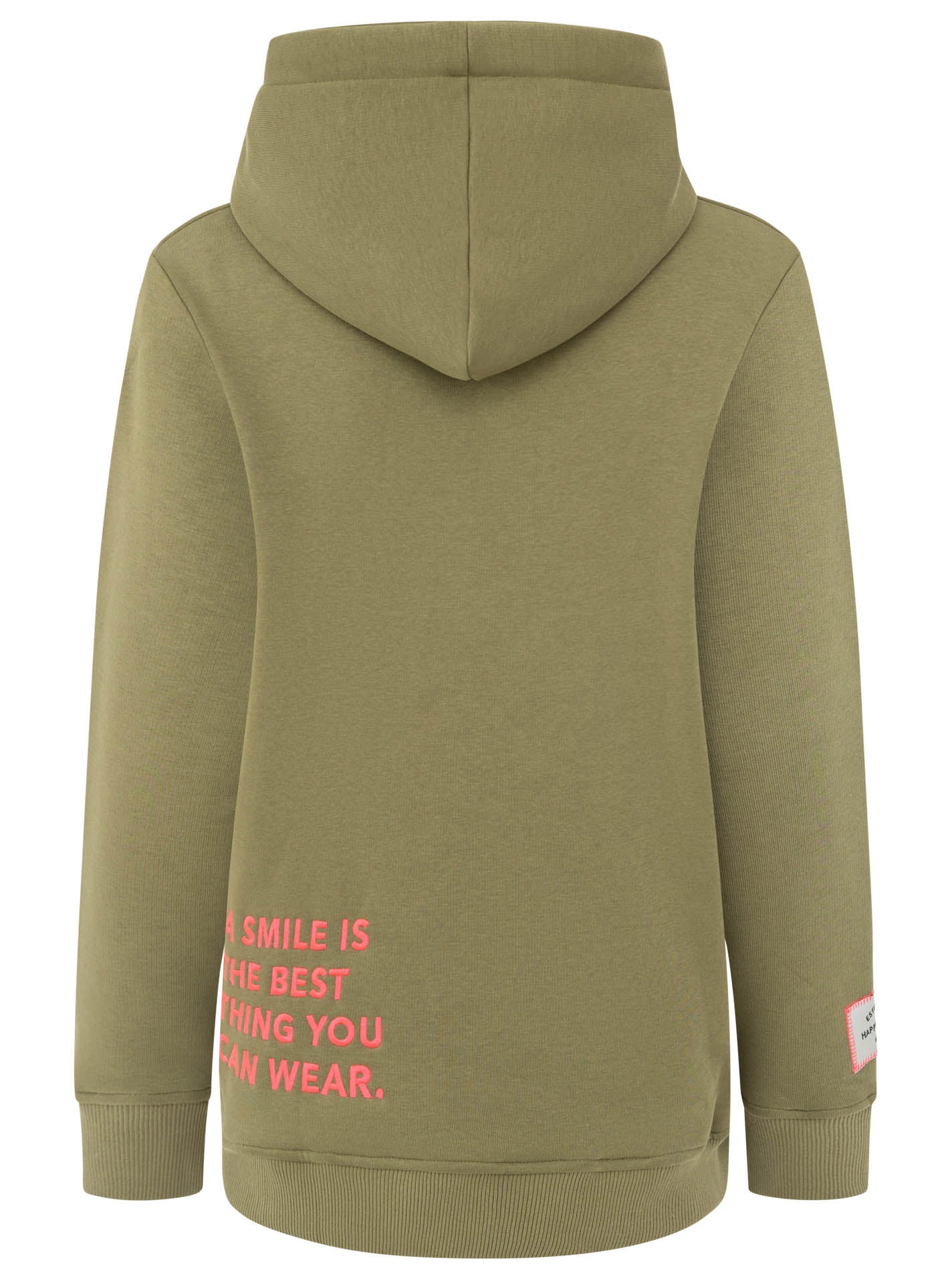 Zwillingsherz - Hoodie "Smile" - Olive