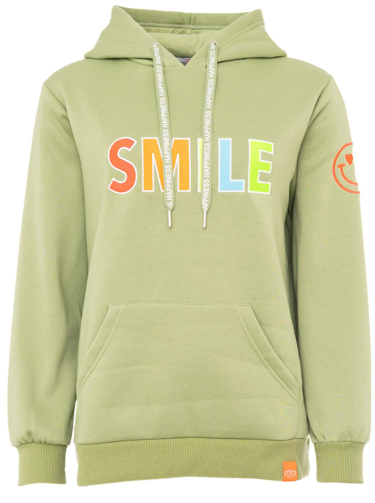 Zwillingsherz - Hoodie "Smile" - Khaki