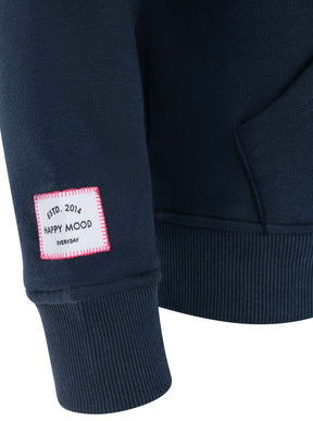 Zwillingsherz - Hoodie "Smile" - Blau/Pink (SuperSale - keine Retoure)