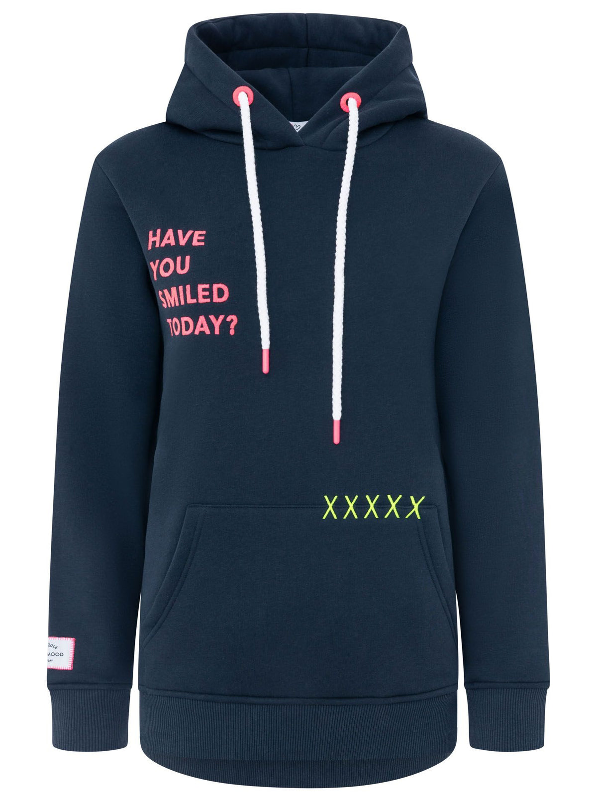 Zwillingsherz - Hoodie "Smile" - Blau/Pink (SuperSale - keine Retoure)