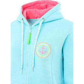 Zwillingsherz - Hoodiemantel Küste Meer Moin - Hellblau - CYBER DEAL
