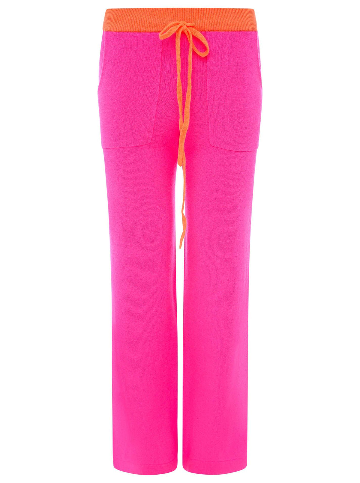 Zwillingsherz Cashmere/Kaschmir  Hose - Pink/Orange