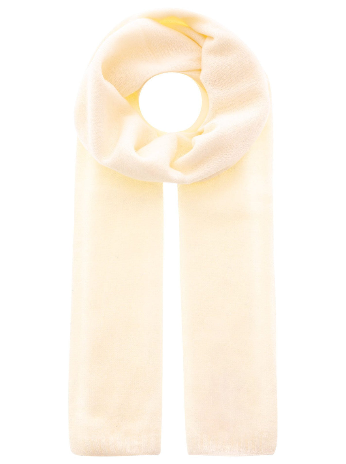 Zwillingsherz 100% Cashmere/Kaschmir Schal - Wollweiß