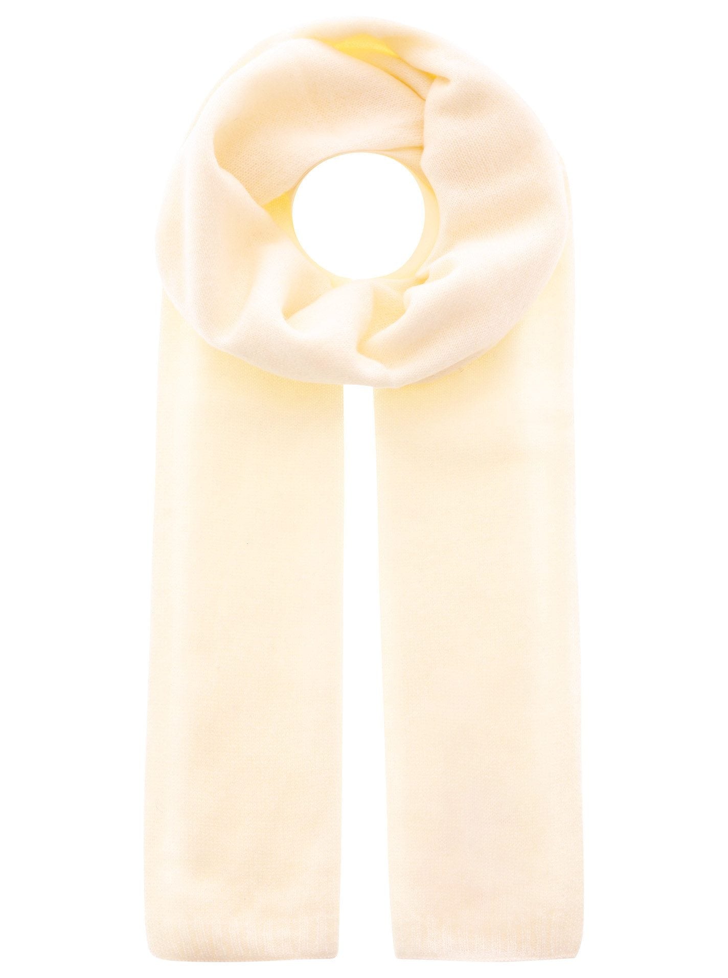 Zwillingsherz 100% Cashmere/Kaschmir Schal - Wollweiß