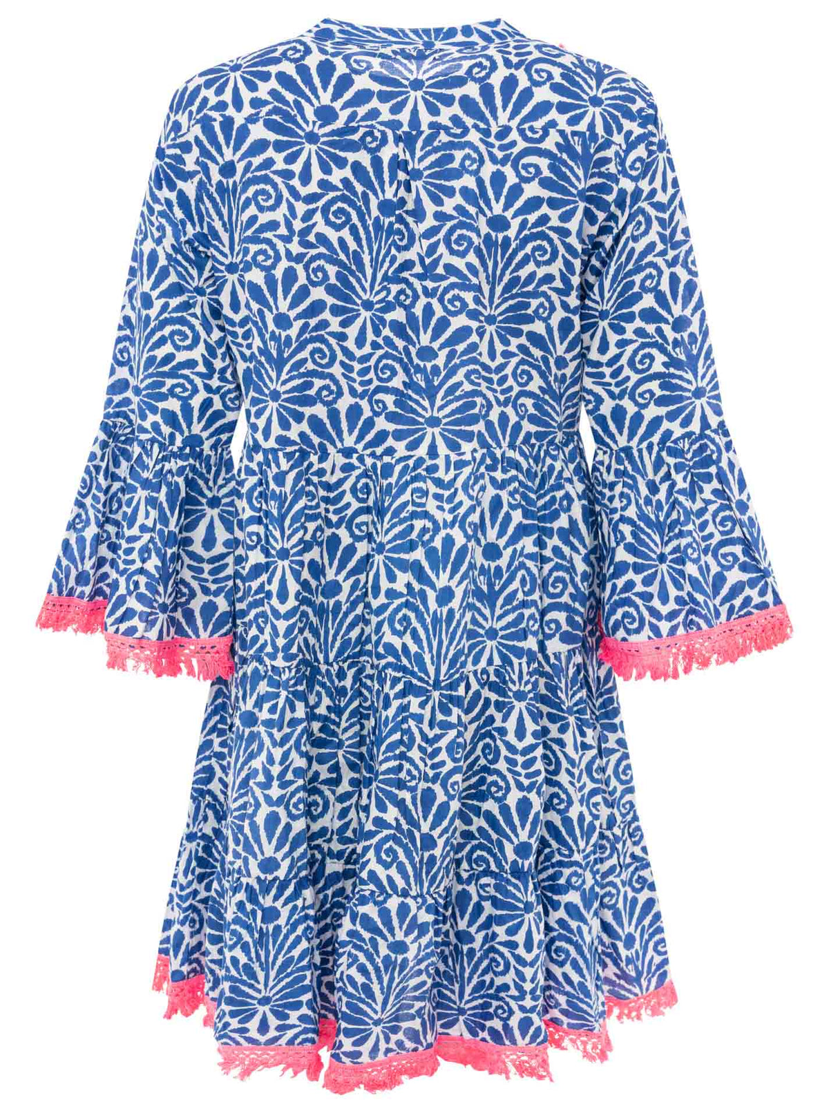 Zwillingsherz - Kleid "Flower Layout" - Blau