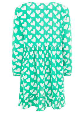 Zwillingsherz - Kleid/Tunika - Herz Classic - Grün/Pink