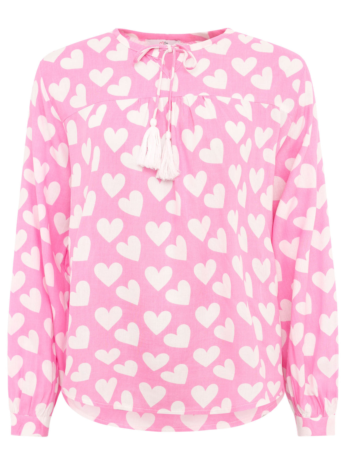 Zwillingsherz - Langarmbluse Herz Classic - Rosa
