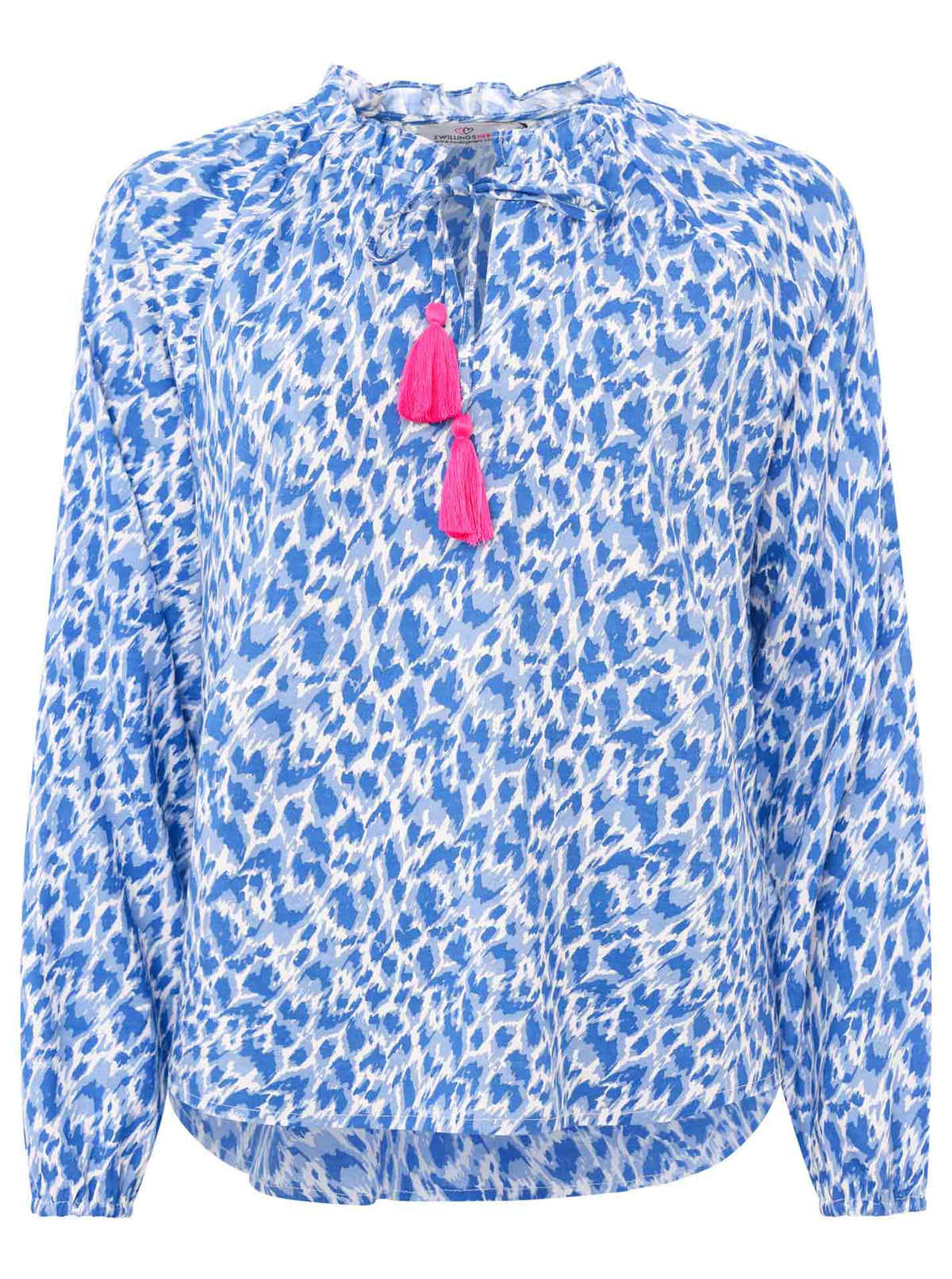 Zwillingsherz - "Colorful Leopard" - Blau