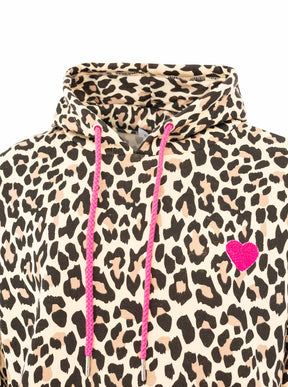Zwillingsherz - Hoodie "Leo Wild Heart" - Beige