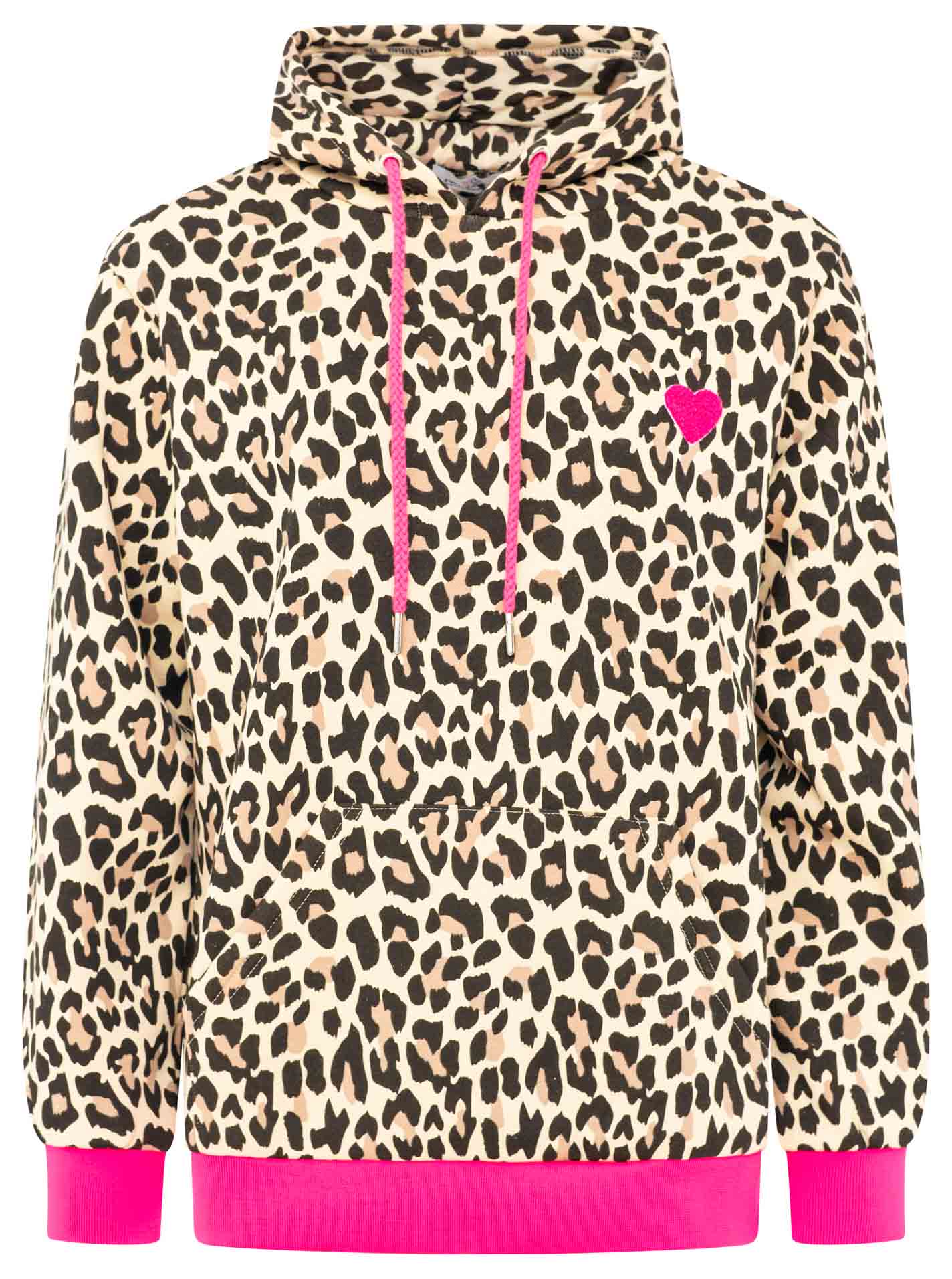 Zwillingsherz - Hoodie "Leo Wild Heart" - Beige