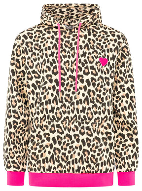 Zwillingsherz - Hoodie "Leo Wild Heart" - Beige