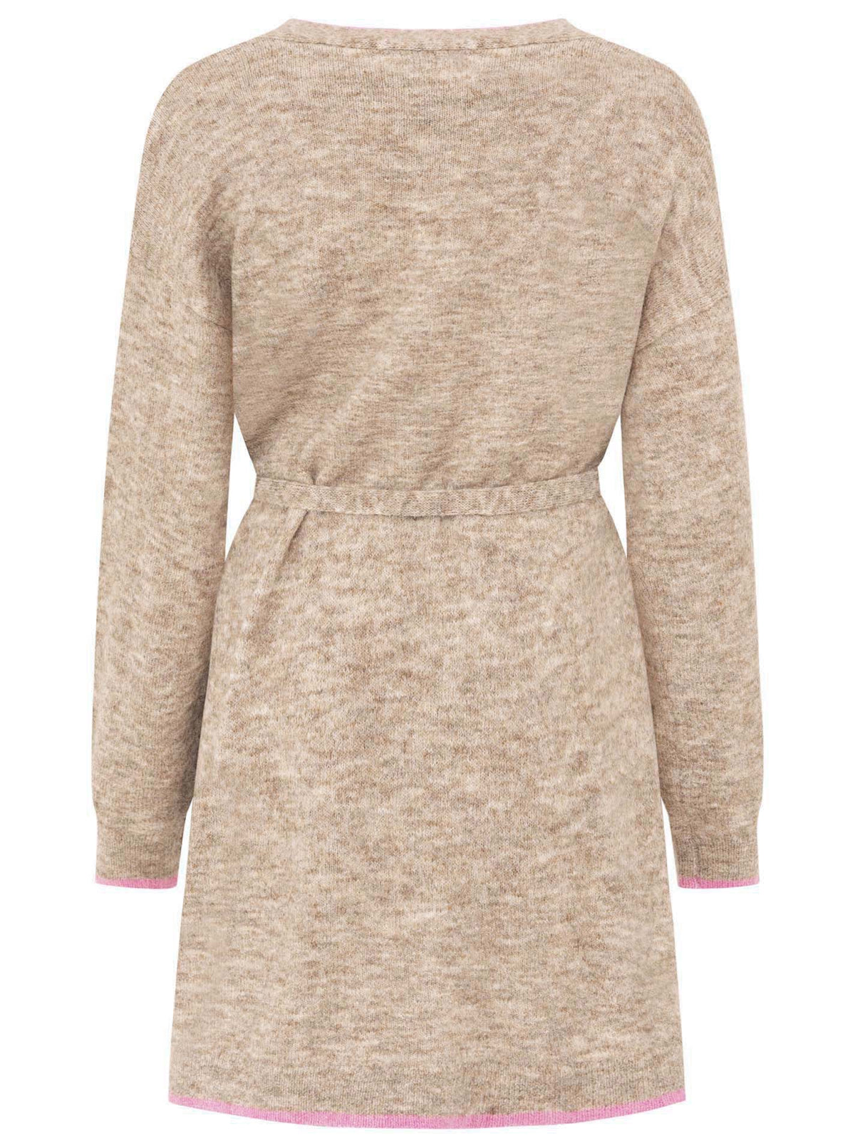 Zwillingsherz Long Cardigan Love to Lounge Beige – Ansicht 4