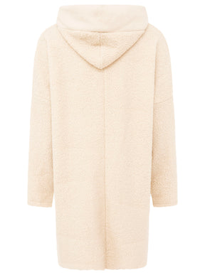 Zwillingsherz Teddy Mantel - Beige/Pink