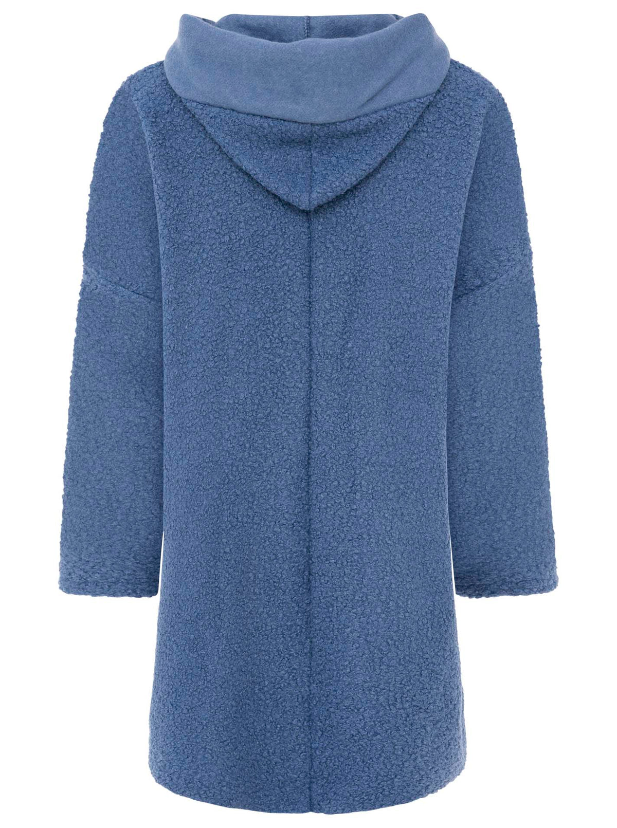 Zwillingsherz Teddy Mantel - Blau/Pink