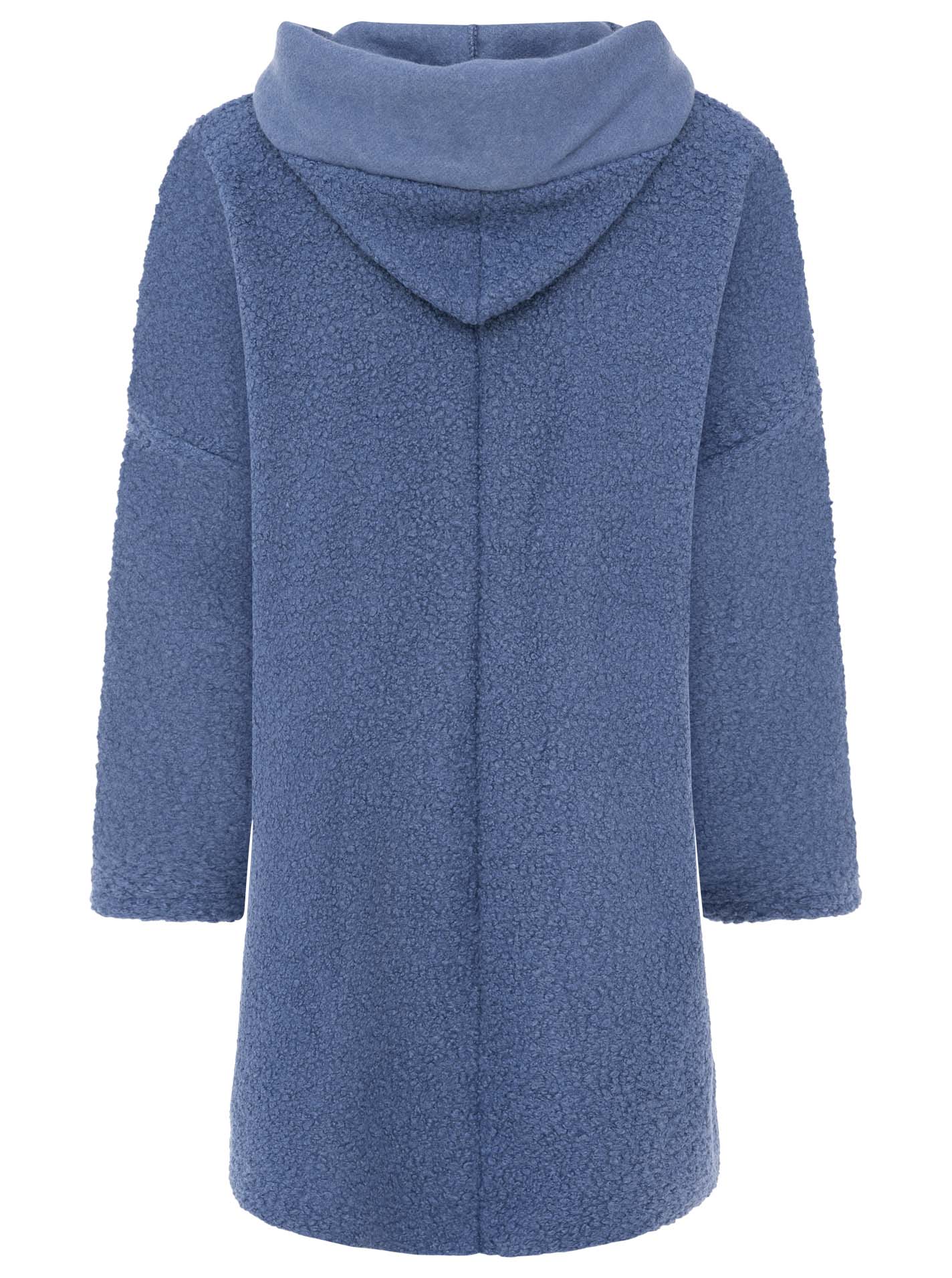 Zwillingsherz Teddy Mantel - Blau/Pink