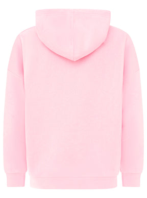 Zwillingsherz Oversized Hoody DOG LOVE in Pink – Hauptansicht