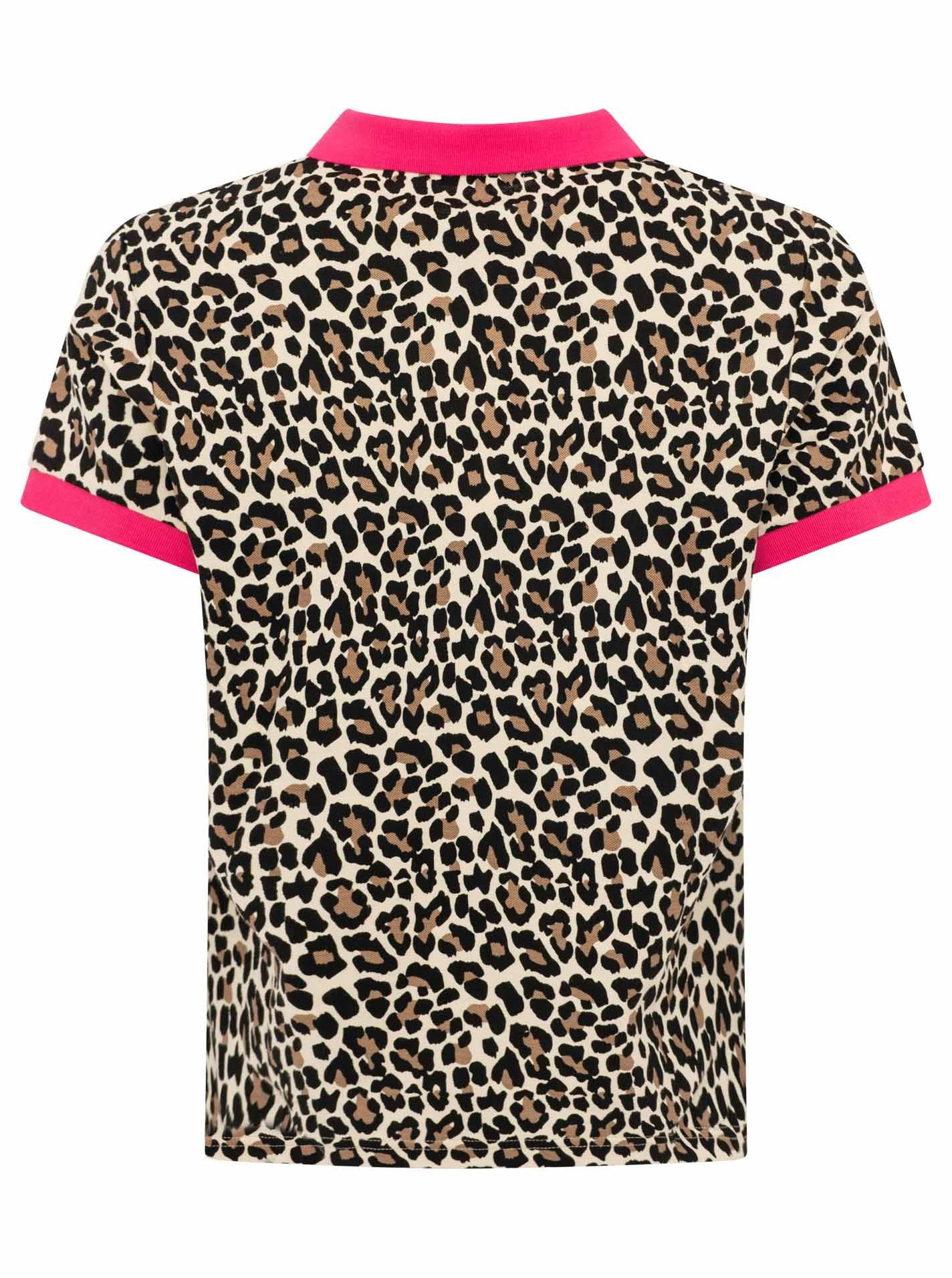 Zwillingsherz - Poloshirt "Leo"- Beige/Pink