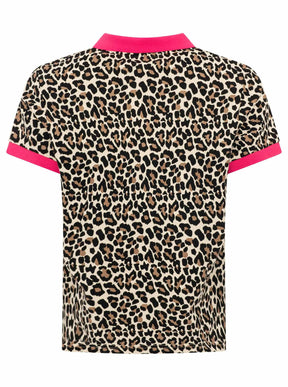 Zwillingsherz - Poloshirt "Leo"- Beige/Pink