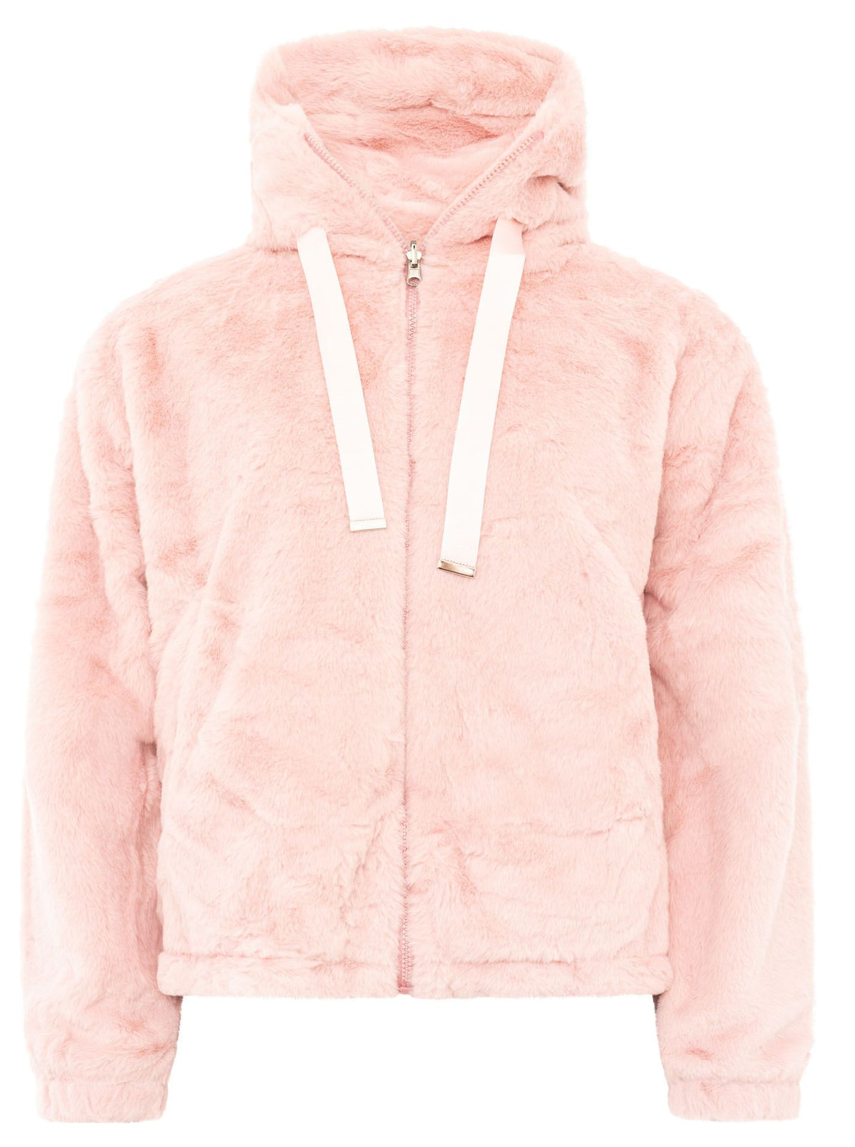 Zwillingsherz Teddy Kuscheljacke - Rosa