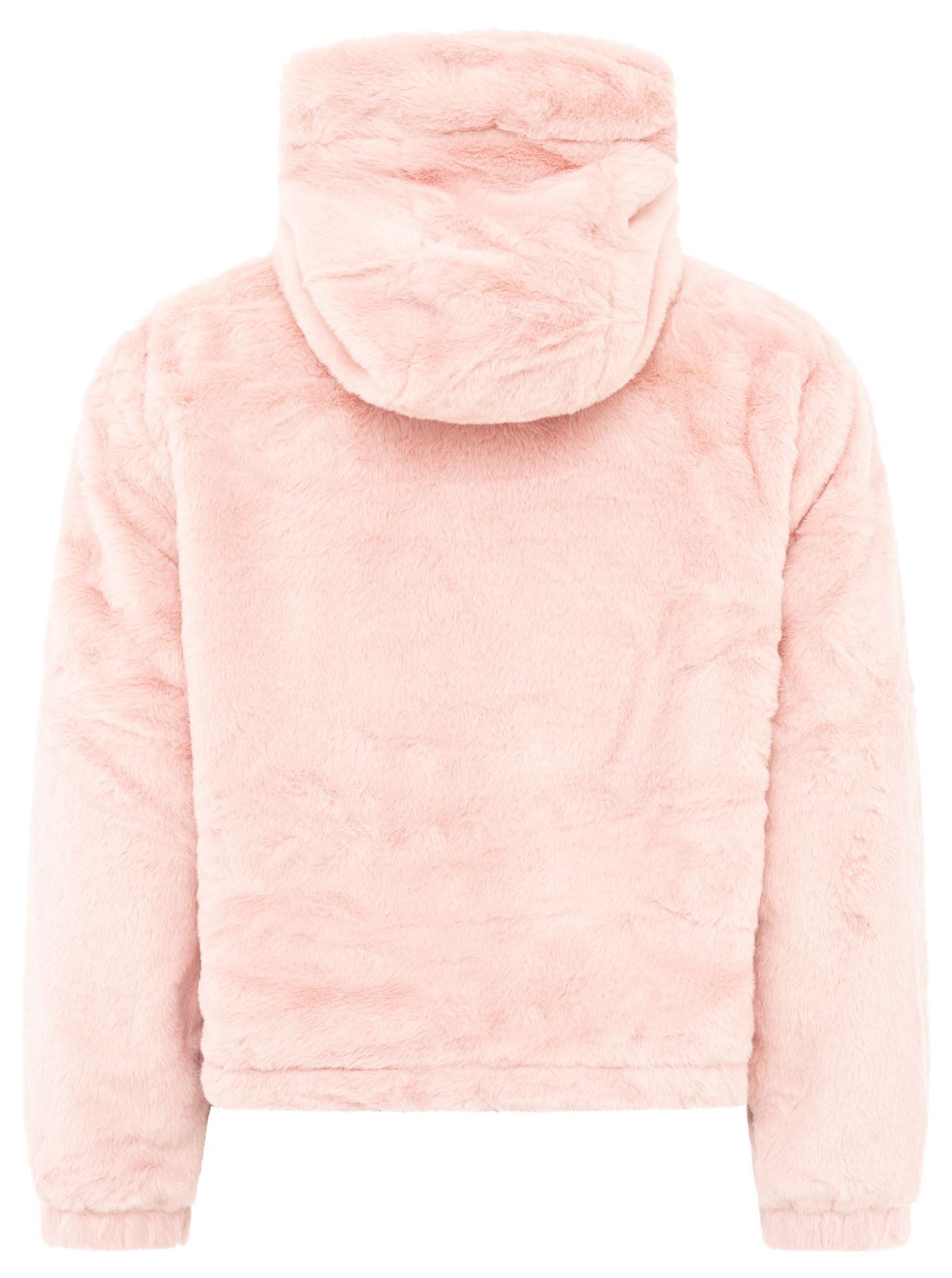 Zwillingsherz Teddy Kuscheljacke - Rosa