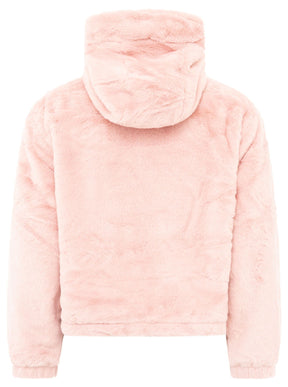 Zwillingsherz Teddy Kuscheljacke - Rosa