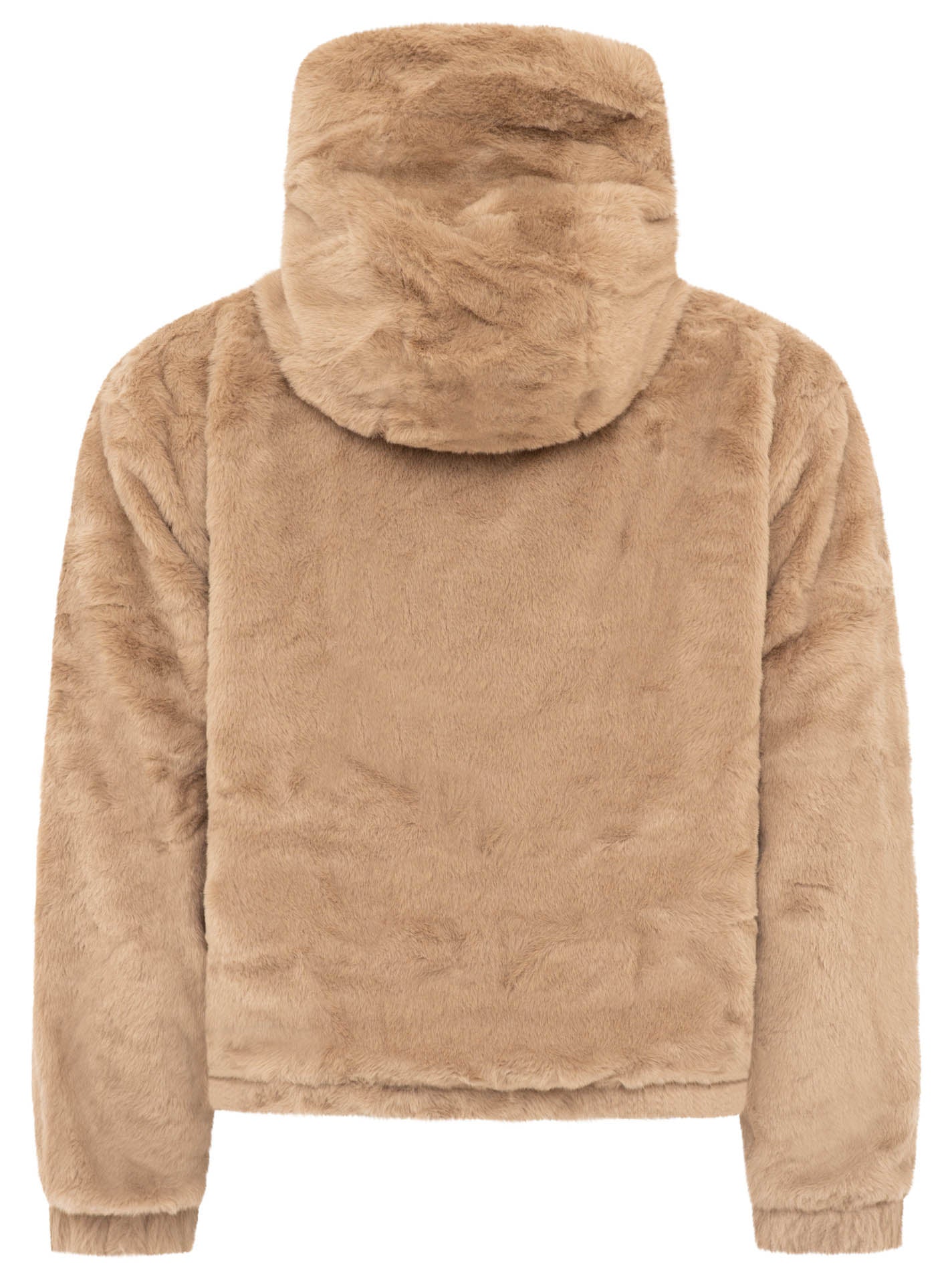 Zwillingsherz Teddy Kuscheljacke - Taupe