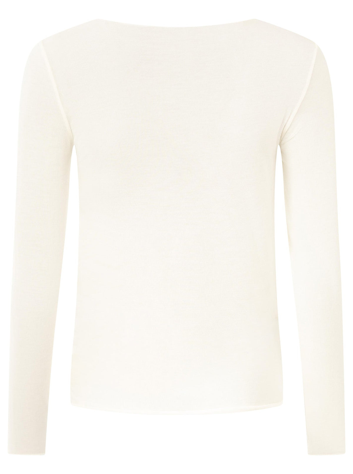 Zwillingsherz Langarm Unterziehshirt Cashmere Mix Uni Creme – Ansicht 1
