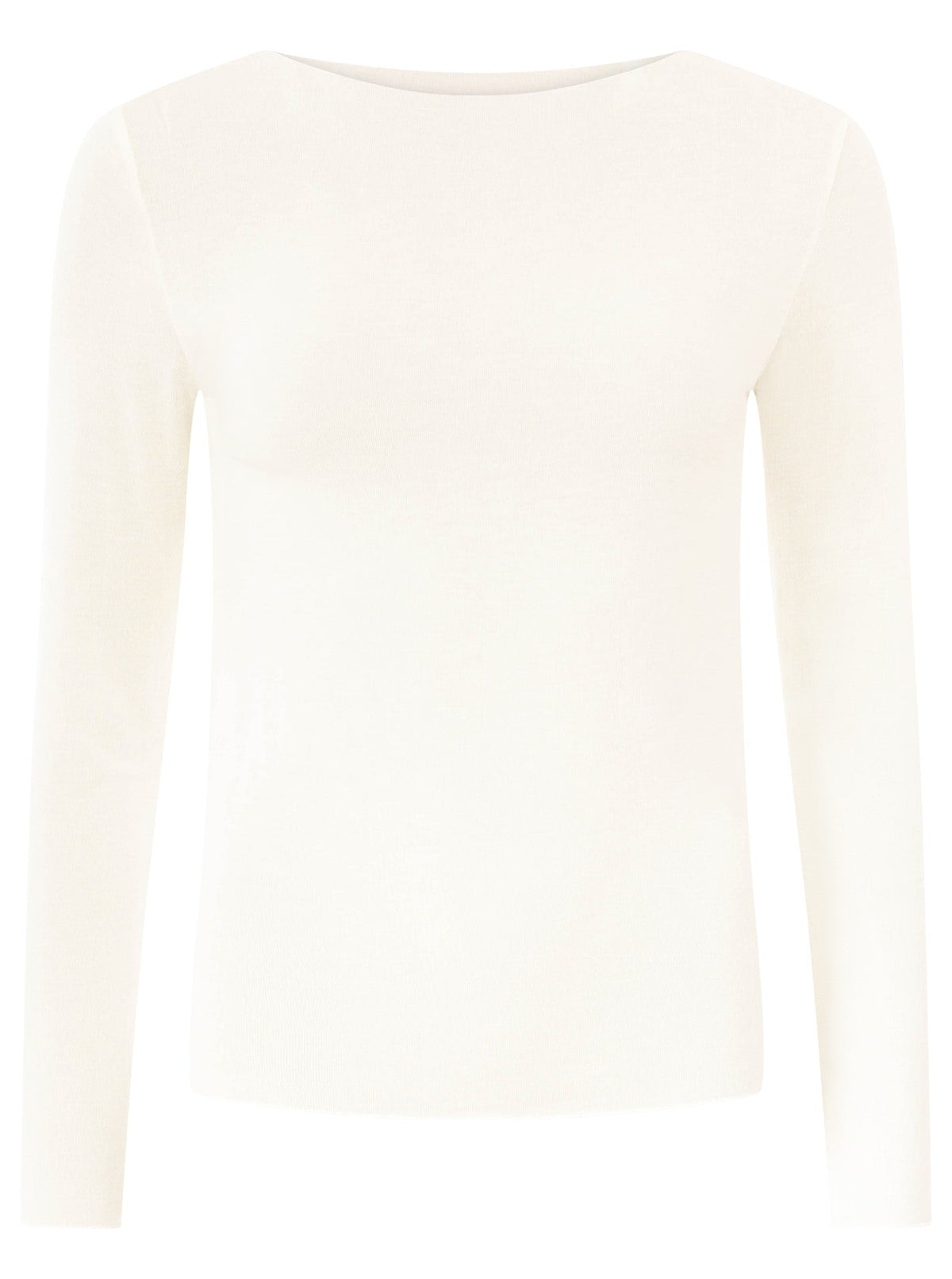 Zwillingsherz Langarm Unterziehshirt Cashmere Mix Uni Creme – Ansicht 2