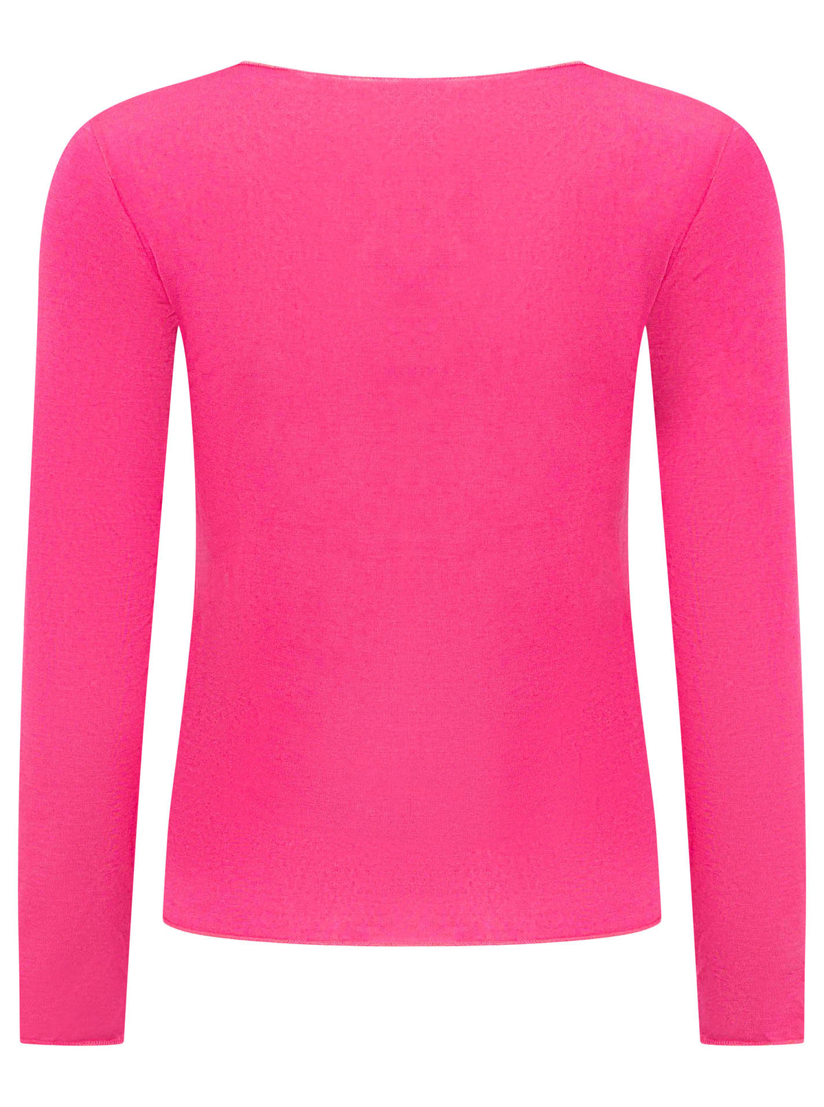 Zwillingsherz Langarm Unterziehshirt Cashmere Mix Uni Pink – Ansicht 2