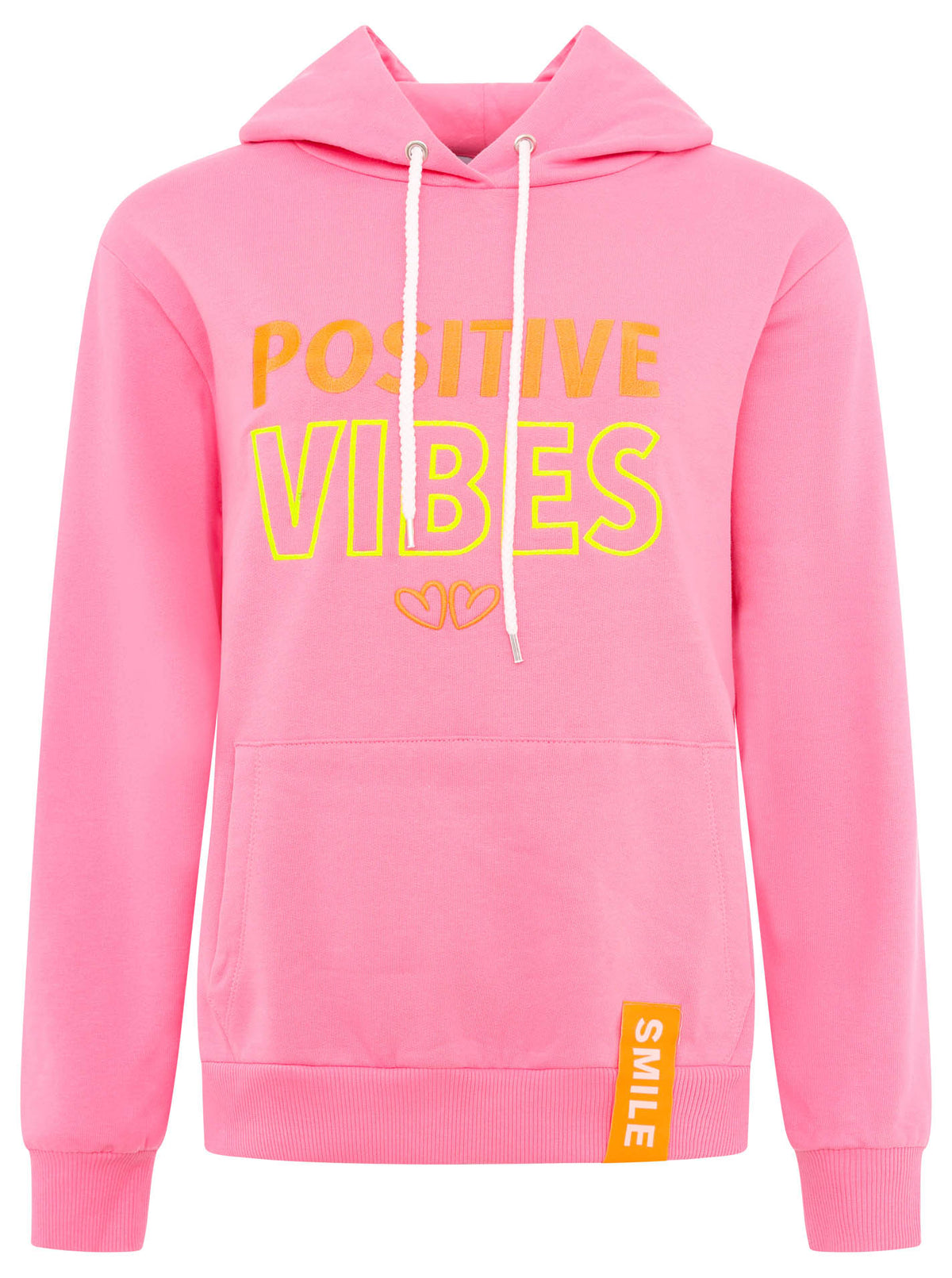 Zwillingsherz - Hoodie "Positive Vibes" - Pink
