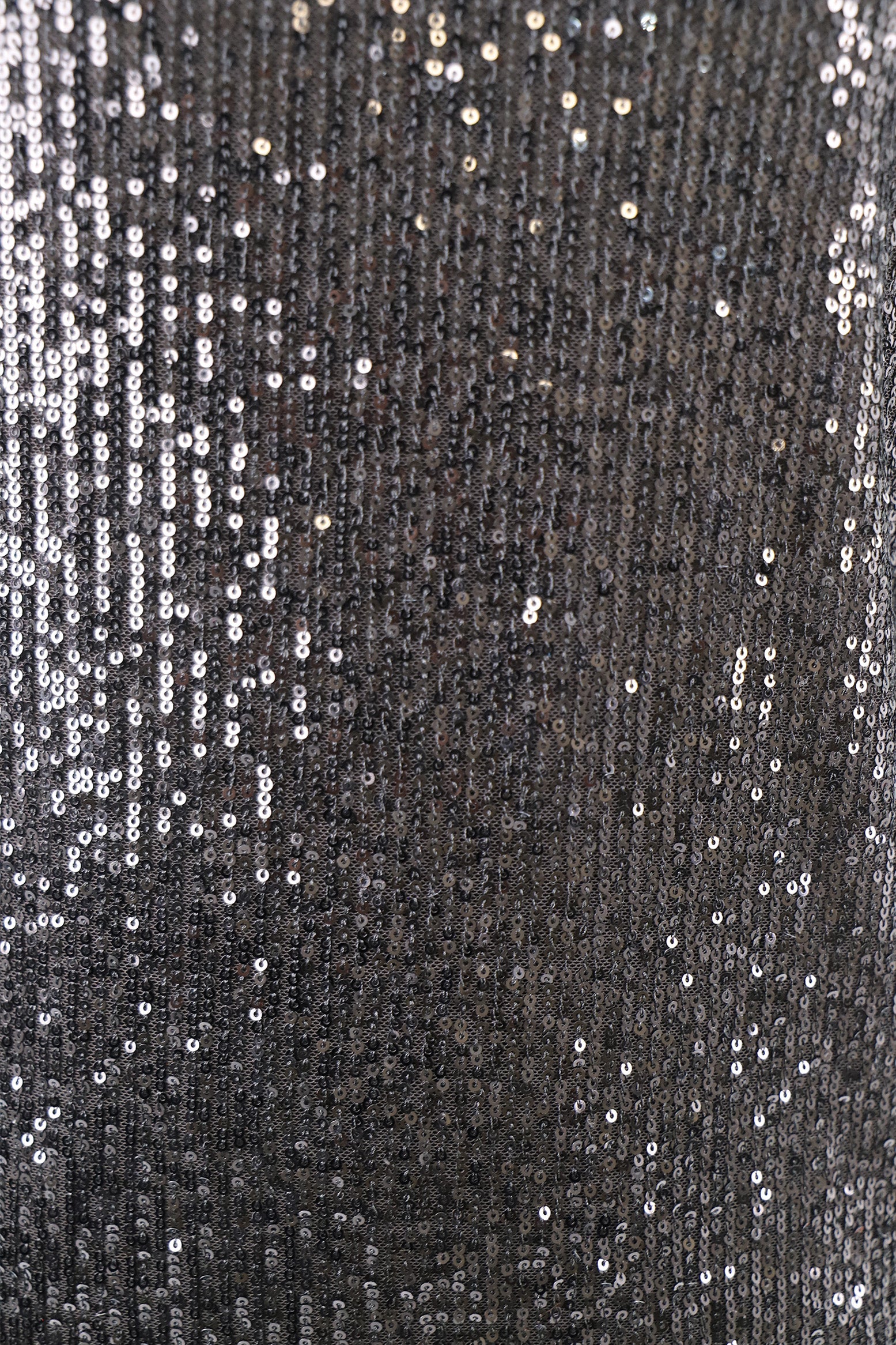 Blusenshirt mit Pailletten - Schwarz