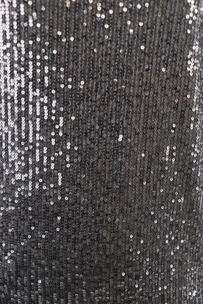 Blusenshirt mit Pailletten - Schwarz