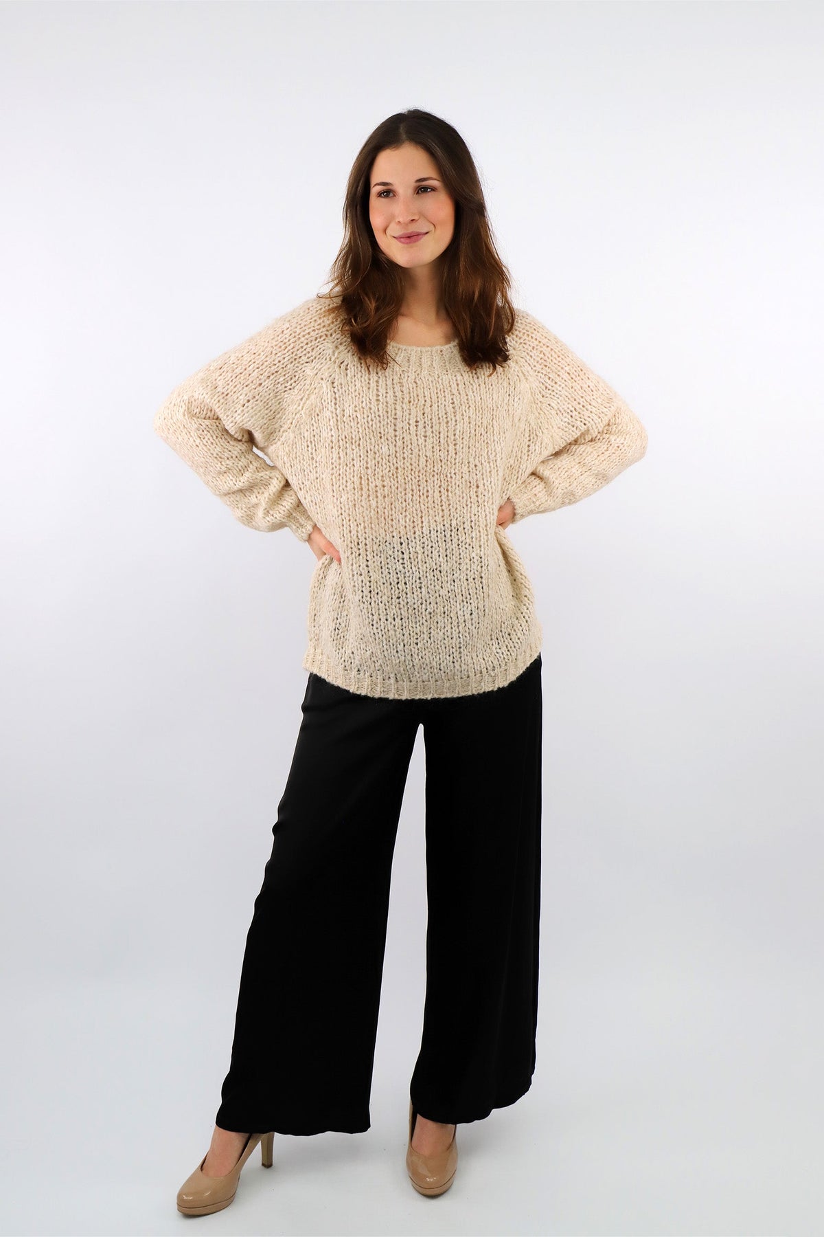 Pullover "Vintage" - Beige