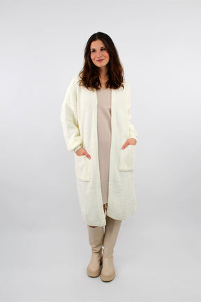 Strickjacke "Florenz" - Weiß
