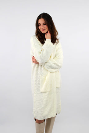 Strickjacke "Florenz" - Weiß