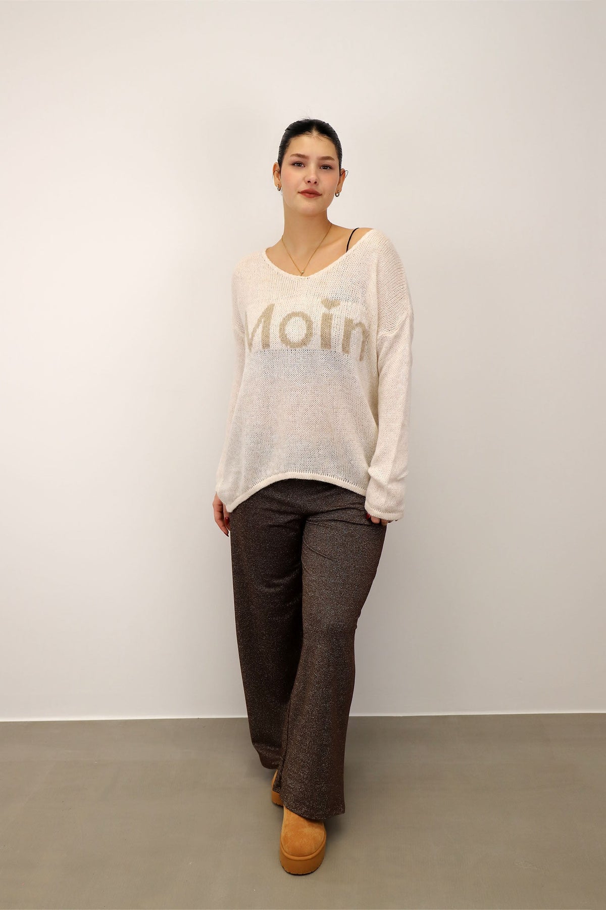 Pullover "Moin" - Creme