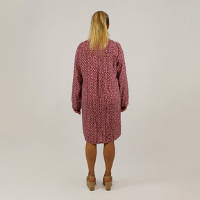 Freizeitkleid - Pink